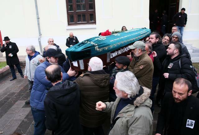 Der Leichnam von Levent Güner wurde auf dem alten Friedhof von Bornova beigesetzt