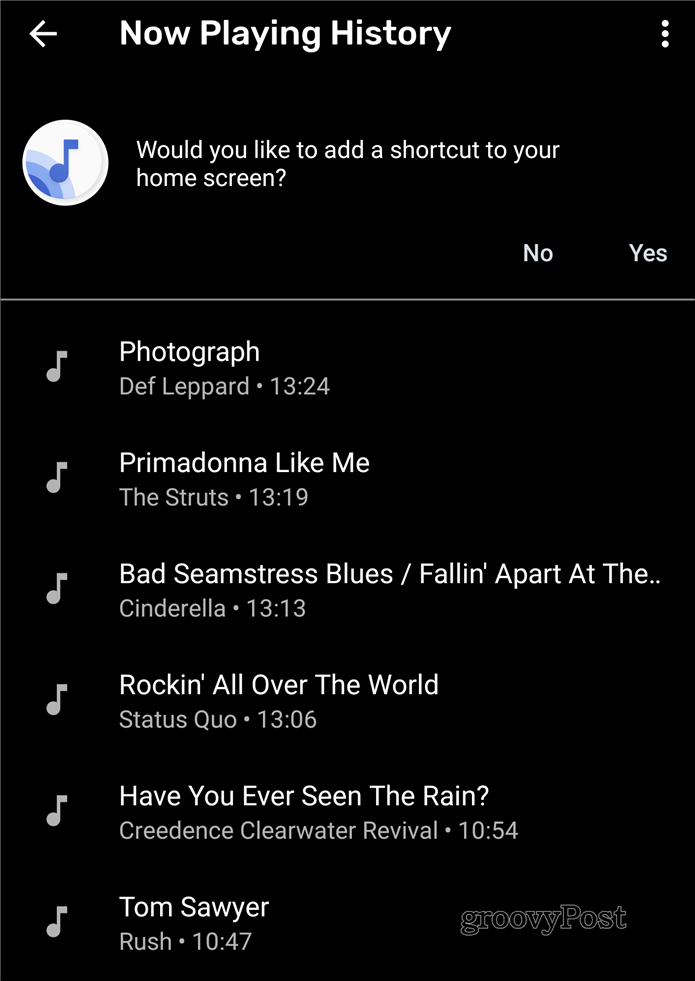Spielt jetzt die Liste der Google Pixel-Songs ab