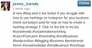 Hashtags zu Jenns Trends