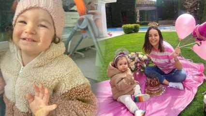 Geburtstagstorte von Sängerin Bengü zu ihrer Tochter Zeynep! Baby Zeynep ist 1 Jahr alt ...