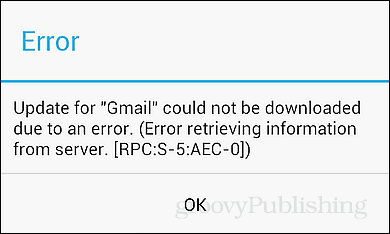 2 Möglichkeiten zum Lösen des RPC: S-5: AEC-0 Android-Fehler