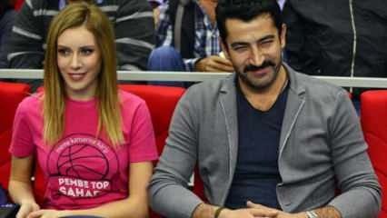 Das Ehepaar Sinem Kobal und Kenan İmirzalıoğlu bringt ihre Einkäufe zum Fahrer