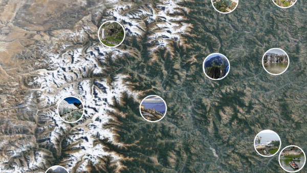 Google lädt Nutzer dazu ein, eine globale Karte mit Crowdsourcing-Fotos in Google Earth sowohl auf dem Desktop als auch auf dem Handy zu erkunden.
