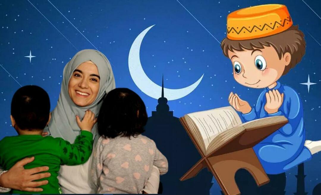 Wie kann man Kindern die Liebe zum Ramadan vermitteln? 3 Tipps, um Kindern die Liebe zum Ramadan zu vermitteln...