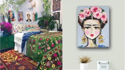 Dekorationsvorschläge nach dem Vorbild von "Frida Kahlo"
