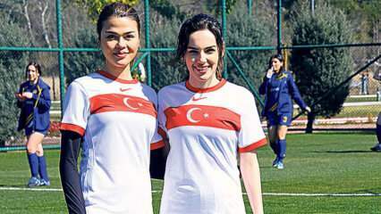 Yağmur Tanrısevsin und Aslıhan Karalar spielten ein besonderes Spiel mit der Frauenfußballnationalmannschaft!