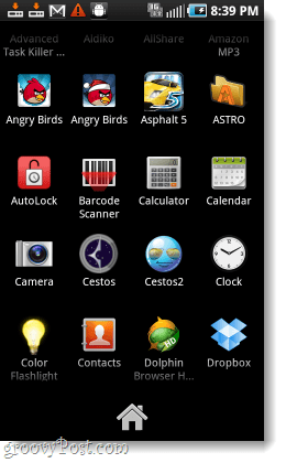 neue App-Schublade für Ihr Samsung Galaxy Epic 4g