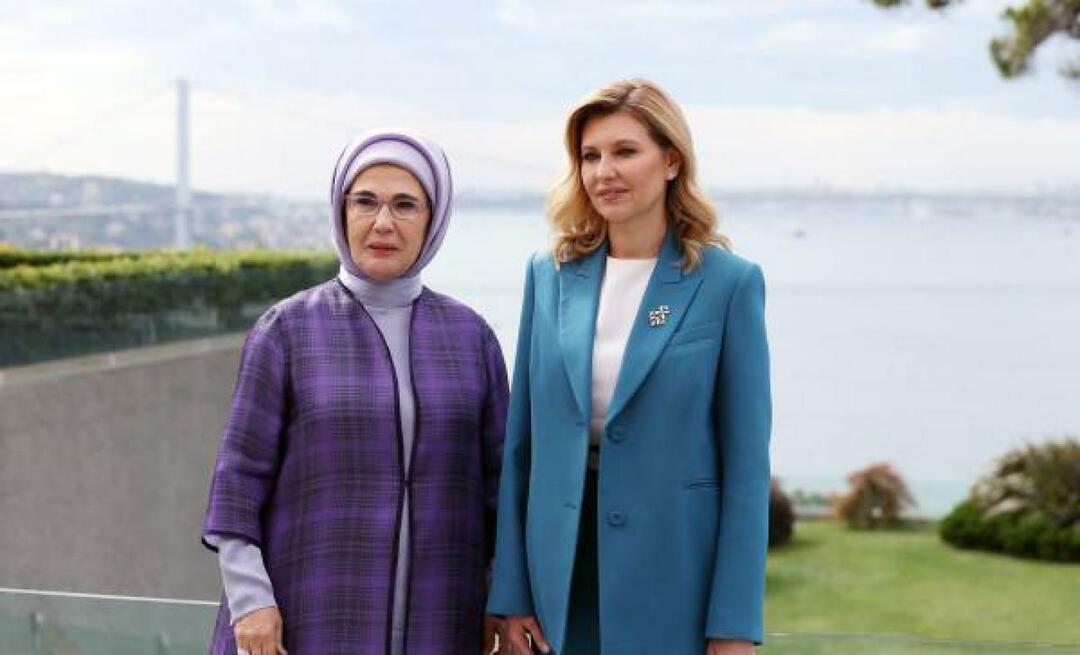 Emine Erdoğan empfing Olena Zelenska, die Frau des Präsidenten der Ukraine!