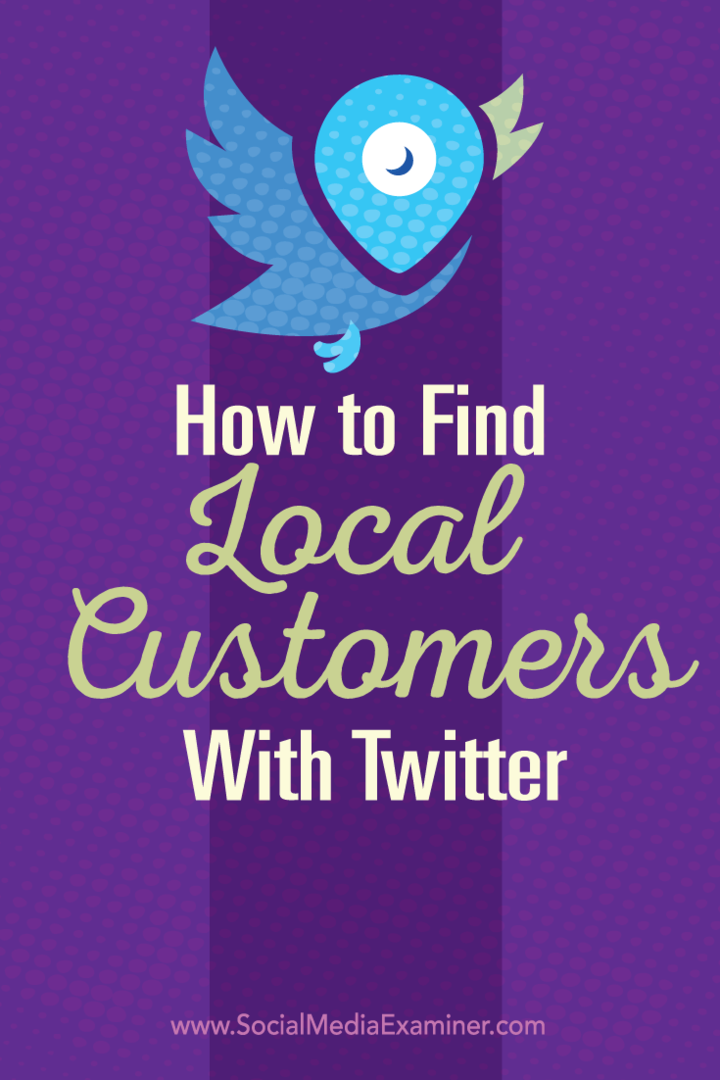 wie man lokale Kunden mit Twitter findet