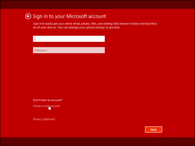 Installieren Sie Windows 8.1 nur mit einem lokalen Konto