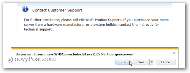 So fügen Sie einen Windows 7-Client-PC zu Windows Home Server hinzu [Version 1]