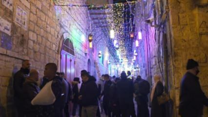 Die Straßen Jerusalems im Ramadan sind brillant