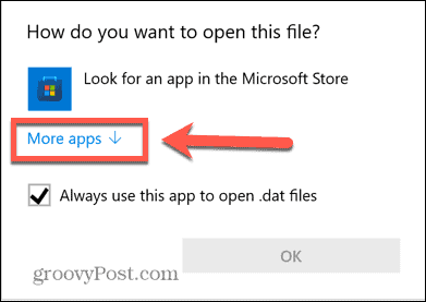 Windows mehr Apps