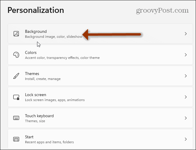 Hintergrundeinstellungen Windows 11