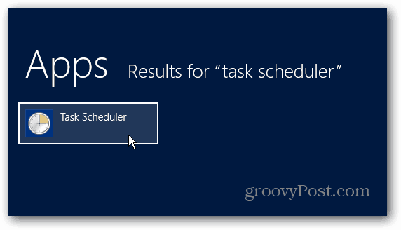 Task Scheduler App Ergebnisse