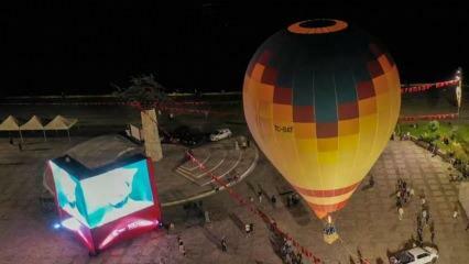 Das Ephesus Cultural Road Festival geht weiter: Ballons aus Nevşehir gebracht