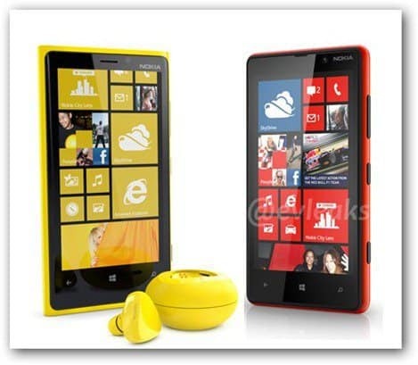 evleaks Lumia 820 Lumia 920 vorne