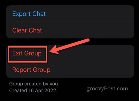 whatsapp gruppe verlassen