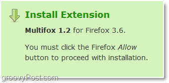 Installieren Sie Multifox Firefox-Erweiterungen