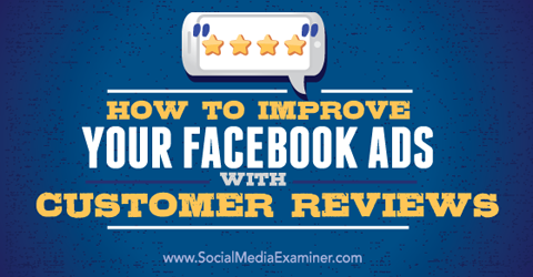 Verbessern Sie Facebook-Anzeigen mit Kundenbewertungen