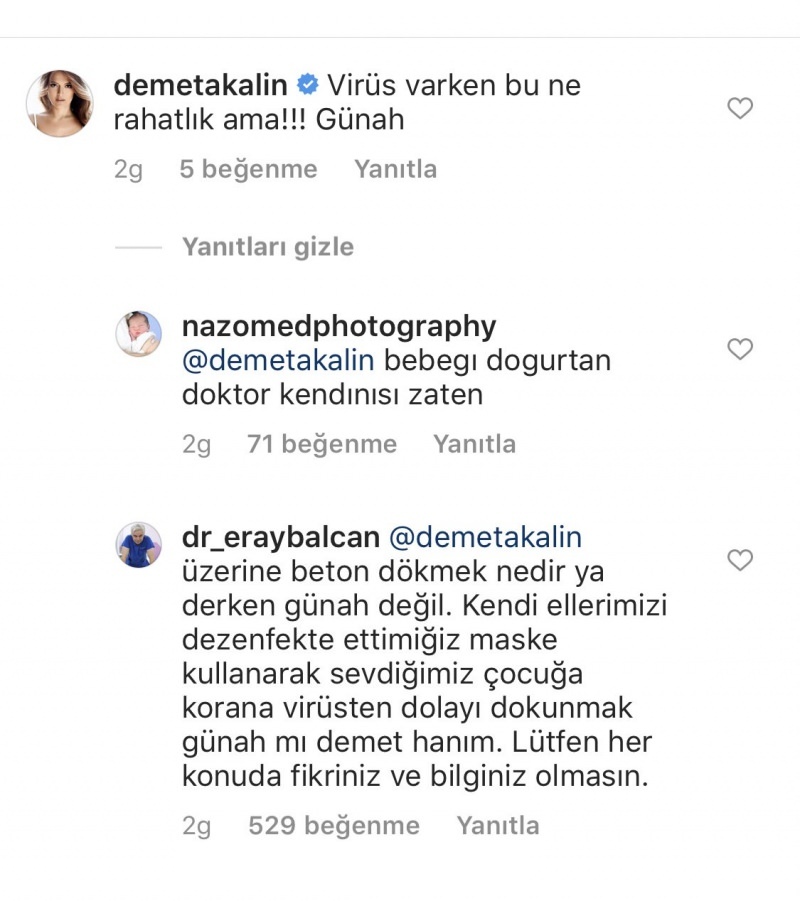 Starke Reaktion des berühmten Arztes auf Demet Akalıns 'Coronavirus'-Warnung!