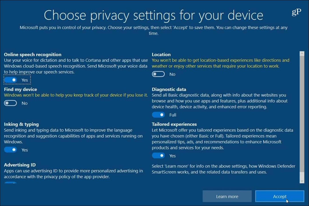 Verwenden Sie das Microsoft Privacy Dashboard, um den Aktivitätsverlauf zu löschen und herunterzuladen