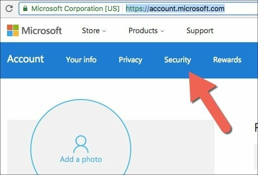 Microsoft-Account-Sicherheit