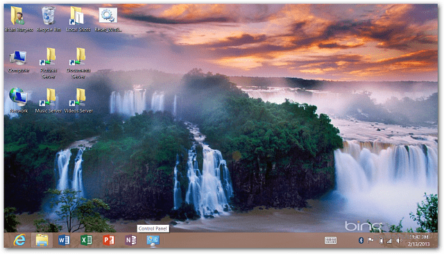 Bing Image Wallpaper Oberfläche