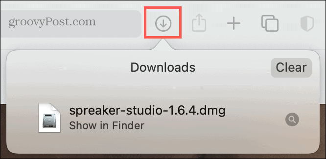 Downloads in Safari unter macOS anzeigen