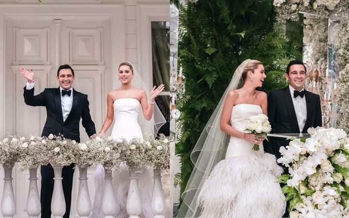 Fotos von der Hochzeit des Paares Hacı und Nazlı Sabancı