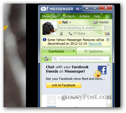 Yahoo! Herunterfahren von Messenger Windows Live Interoperabilität, öffentlicher Chat und mehr