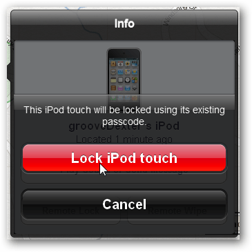 Sperren Sie den iPod touch oder das iPhone, um den Zugriff zu verhindern