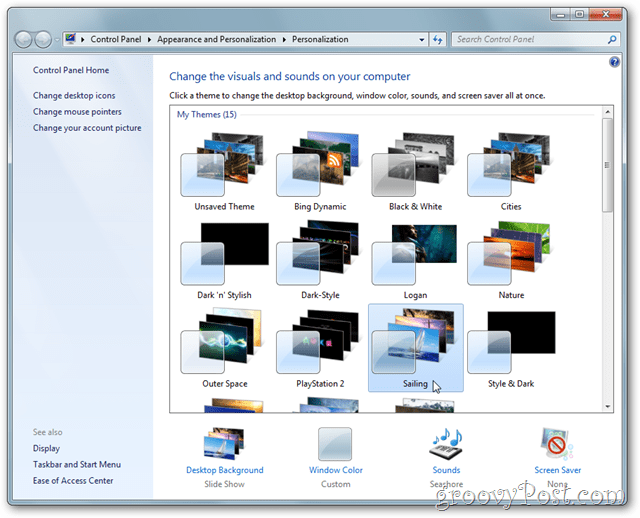 Windows 7-Themenbibliothek