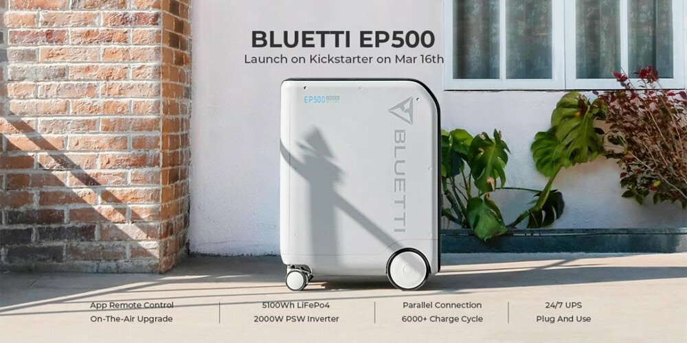 Debüt-Werbegeschenk für das BLUETTI EP500 Home Power Station