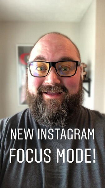 Instagram führt Focus ein, eine Funktion im Porträtmodus, die den Hintergrund verwischt und gleichzeitig Ihr Gesicht scharf hält, um einen stilisierten, professionellen Fotografie-Look zu erzielen.