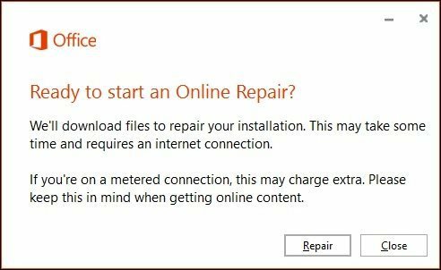 Office 365-Reparatur 5