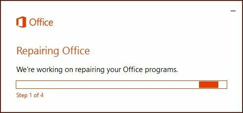 Office 365-Reparatur 6