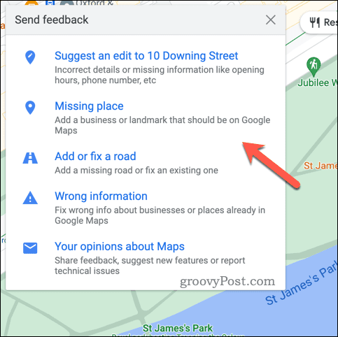 Geben Sie Google Maps-Feedback