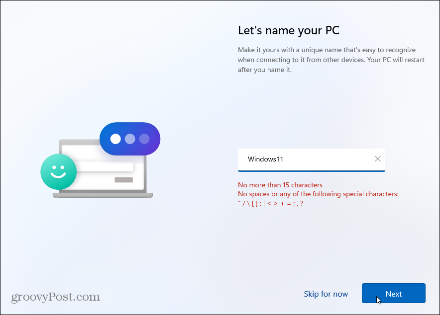 Benennen Sie Windows 11-PC