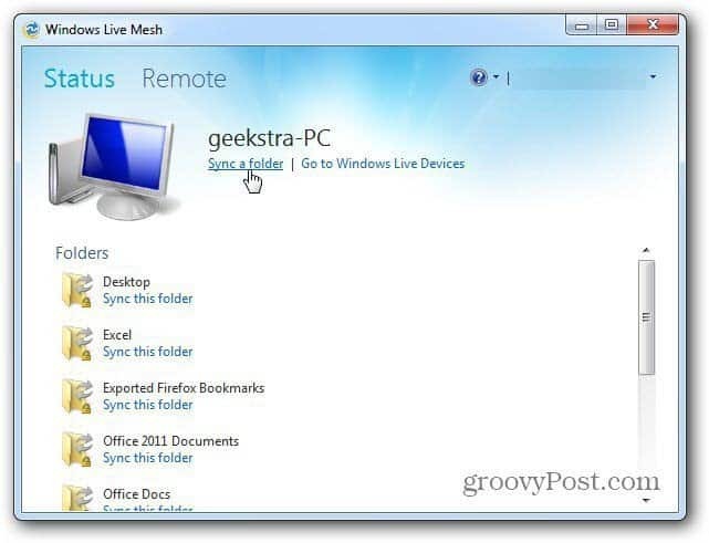 Windows Live Mesh 2011: Erste Schritte