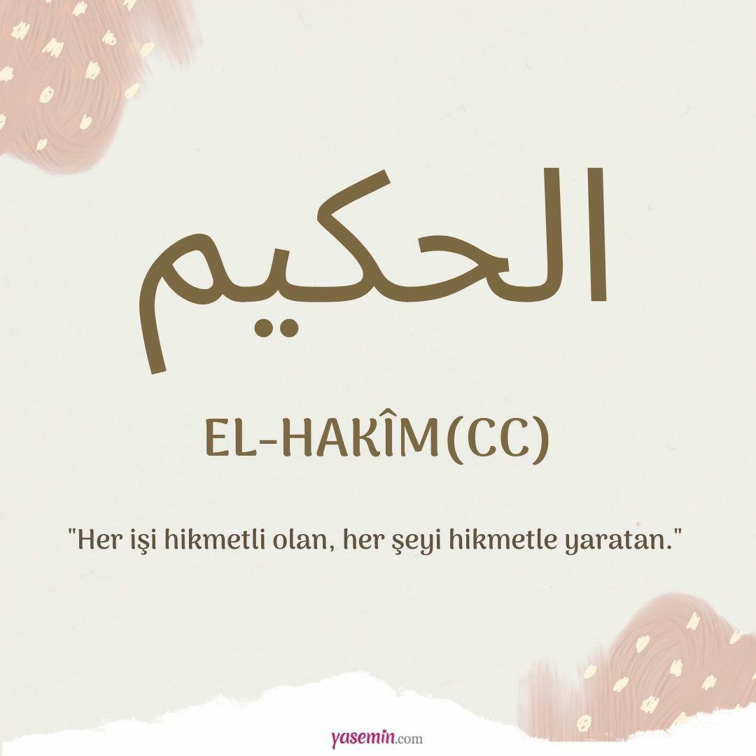 Was bedeutet al-Hakim (cc)?