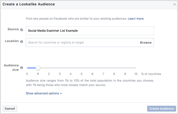 Facebook schafft ein gleichartiges Publikum