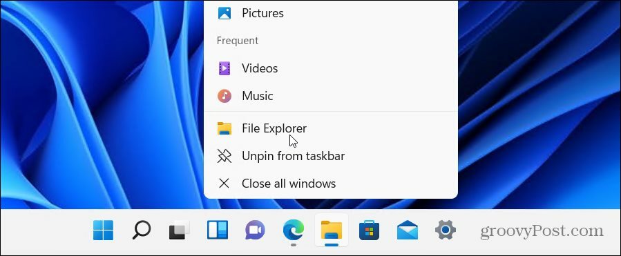  Starten Sie den Datei-Explorer Windows 11