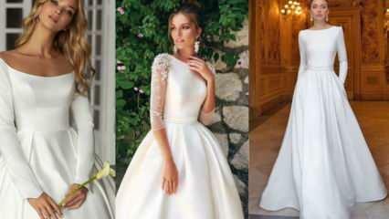 Was sind die angesagtesten schlichten Brautkleider für 2021? Die schönsten schlichten Brautkleider