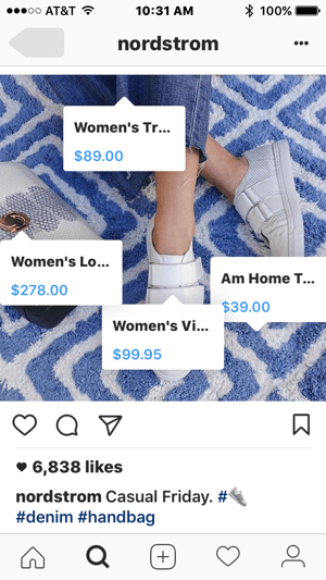 Kaufbare Produkt-Tags erleichtern Instagram-Nutzern den Kauf Ihrer Produkte.