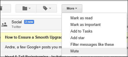 Mute-Google Mail