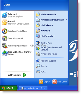 Windows XP für das beste Erscheinungsbild optimiert