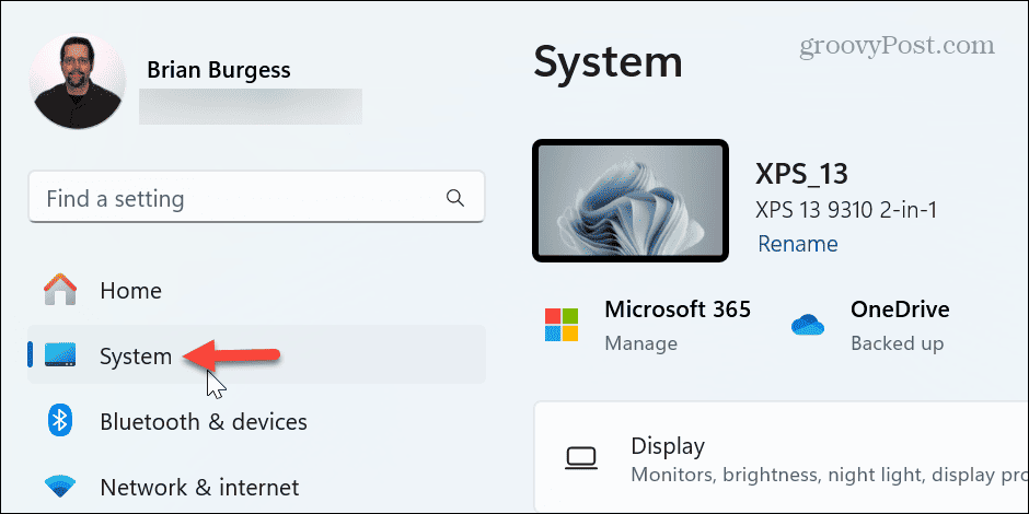 Systemeinstellungen Windows 11