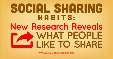 Social-Sharing-Forschung