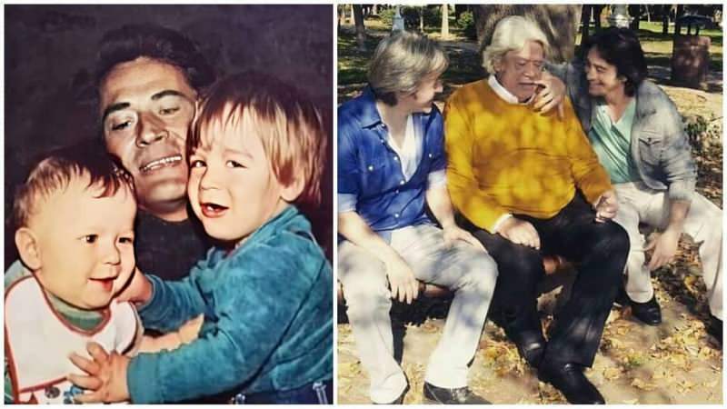 Cüneyt Arkın teilte seine vor 40 Jahren aufgenommenen Fotos mit seinen Kindern
